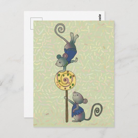 Mäusefest Postkarte (Vorne/Hinten)