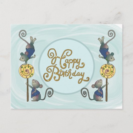 Mäusefest Postkarte (Vorderseite)