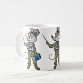 Mäuselehrer Kaffeetasse (Vorderseite Links)