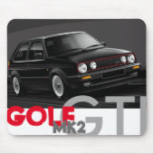 Mäusematte des Golf-GTI Mk2 Mousepad (Vorne)