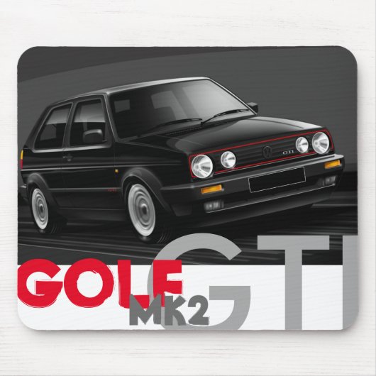 Mäusematte des Golf-GTI Mk2 Mousepad (Vorne)