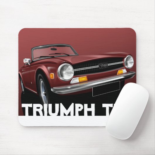 Mäusematte Triumphs TR6 Mousepad (Mit Mouse)