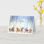 Mäusemusik-Band - der Gruß-Karte der Kinder Karte (Gelbe Blume)