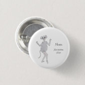 Mäusenussknacker-Andenken-Knopf Button (Vorne & Hinten)