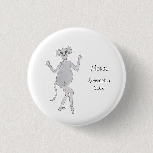 Mäusenussknacker-Andenken-Knopf Button (Vorderseite)