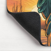 Mauseppich für Freiheitsstatue Mousepad (Ecke)