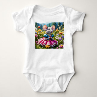 Mäuseprinzessin Baby Strampler