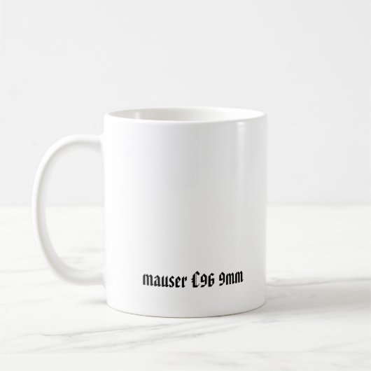 Mauser C96 9mm Kaffeetasse (Links)