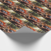 Mauseschlafen auf Ahornleder Geschenkpapier (Ecke)