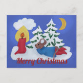 Mäuseweihnachten Postkarte (Vorderseite)