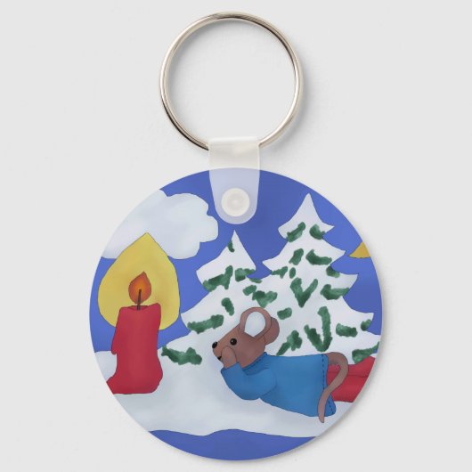 Mäuseweihnachten Schlüsselanhänger (Vorderseite)