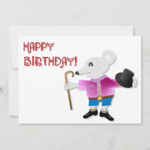 MAUSGEBURTSTAG KARTE