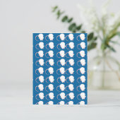 mausgrau postkarte (Stehend Vorderseite)