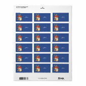 Maushaus Adressaufkleber (Vorne)