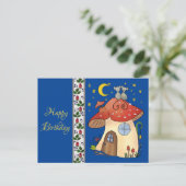 Maushaus Postkarte (Stehend Vorderseite)