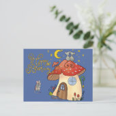 Maushaus Postkarte (Stehend Vorderseite)