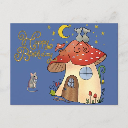 Maushaus Postkarte (Vorderseite)