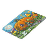 MAUSHAUS, TRICK ODER BEHANDLER HALLOWEWEEN MAGNET (Linke Seite)