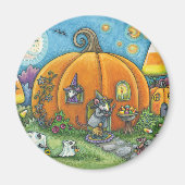 MAUSHAUS, TRICK ODER TREATERS HALLOWEEN MAGNET RD (Vorne)