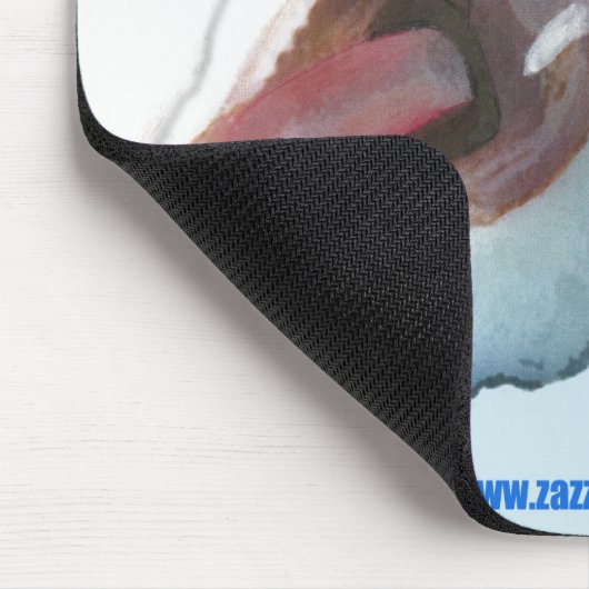 Maushier Mousepad Blau (Ecke)