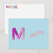 Mauskarte Postkarte (Vorne/Hinten)