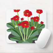 Mausknöpfe mit Blume Mousepad (Mit Mouse)