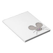 Mauskopf Notizblock (angewinkelt)