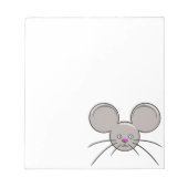 Mauskopf Notizblock (Vorderseite)