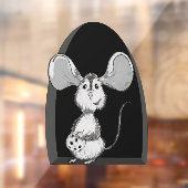 Mausloch mit Cookie Fensteraufkleber (Blatt 2)