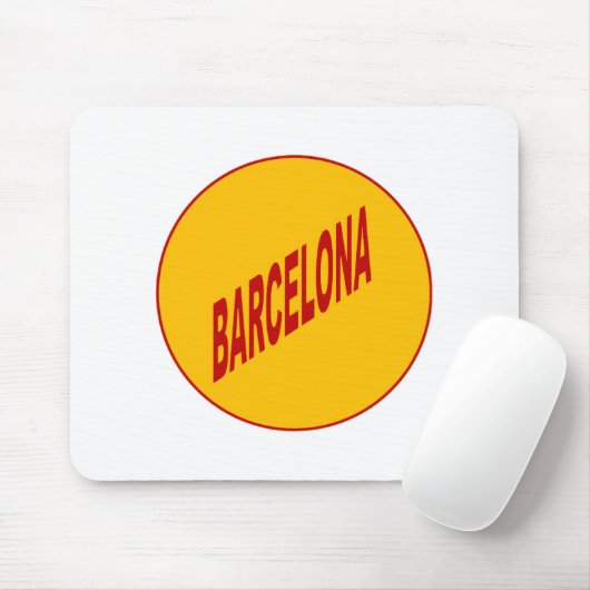 Mausmatte BARCELONA Mousepad (Mit Mouse)