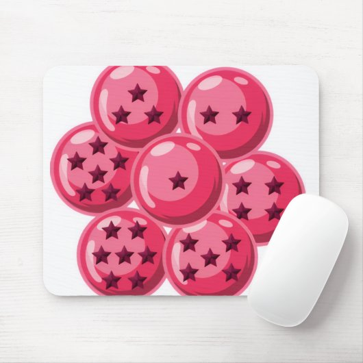 Mausmatte Dragon Ball pink Mousepad (Mit Mouse)