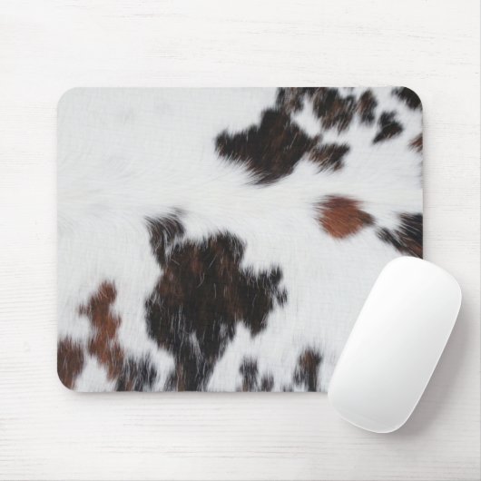 Mausmatte - Kunstleder Kuh Mousepad (Mit Mouse)