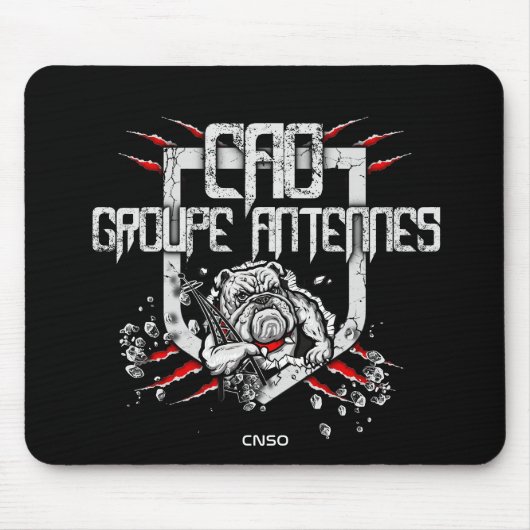 MAUSMATTE MIT ANTENNEN MOUSEPAD (Vorne)