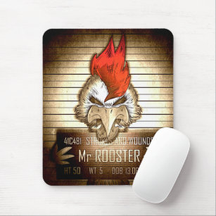Mausmatte Mr. Rooster Vintage Mousepad