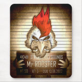 Mausmatte Mr. Rooster Vintage Mousepad (Vorne)