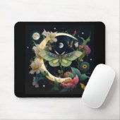 Mausmatte - Nachtschmetterling Mousepad (Mit Mouse)
