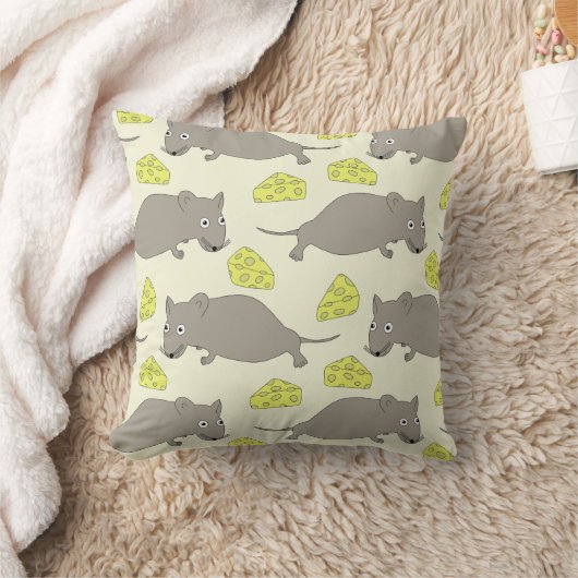 Mausmuster mit Käse Kissen (Decke)