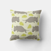 Mausmuster mit Käse Kissen (Rückseite)