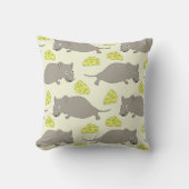 Mausmuster mit Käse Kissen (Vorderseite)