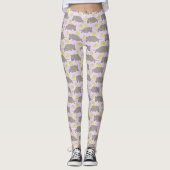 Mausmuster rosa leggings (Vorderseite)