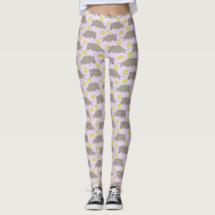 Mausmuster rosa leggings