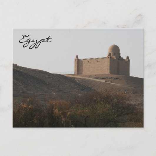 Mausoleum aga khan postkarte (Vorderseite)