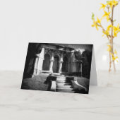 Mausoleum auf einem Hügel Karte (Gelbe Blume)