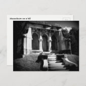 Mausoleum auf einem Hügel Postkarte (Vorne/Hinten)