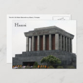 Mausoleum hanoi postkarte (Vorne/Hinten)
