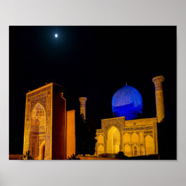 Mausoleum of Amir Timur - Samarkand, Uzbekistan Poster