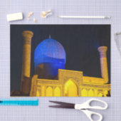 Mausoleum of Amir Timur - Samarkand, Uzbekistan Seidenpapier (Handwerk)