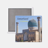 Mausoleum von Amir Timur - Samarkand, Usbekistan Magnet (Vorderseite/Rückseite)