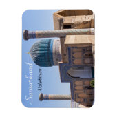 Mausoleum von Amir Timur - Samarkand, Usbekistan Magnet (Vertikal)