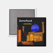 Mausoleum von Amir Timur - Samarkand, Usbekistan Magnet (Vorderseite/Rückseite)